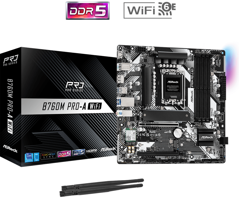 Mainboard ASRock B760M Pro-A WiFi 
