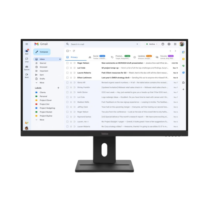 Màn hình Lenovo ThinkVision E22-40 215 inch Monitor 64C9MAR6VN (21.5 inch - IPS - FHD - 100Hz - 4ms - speaker)