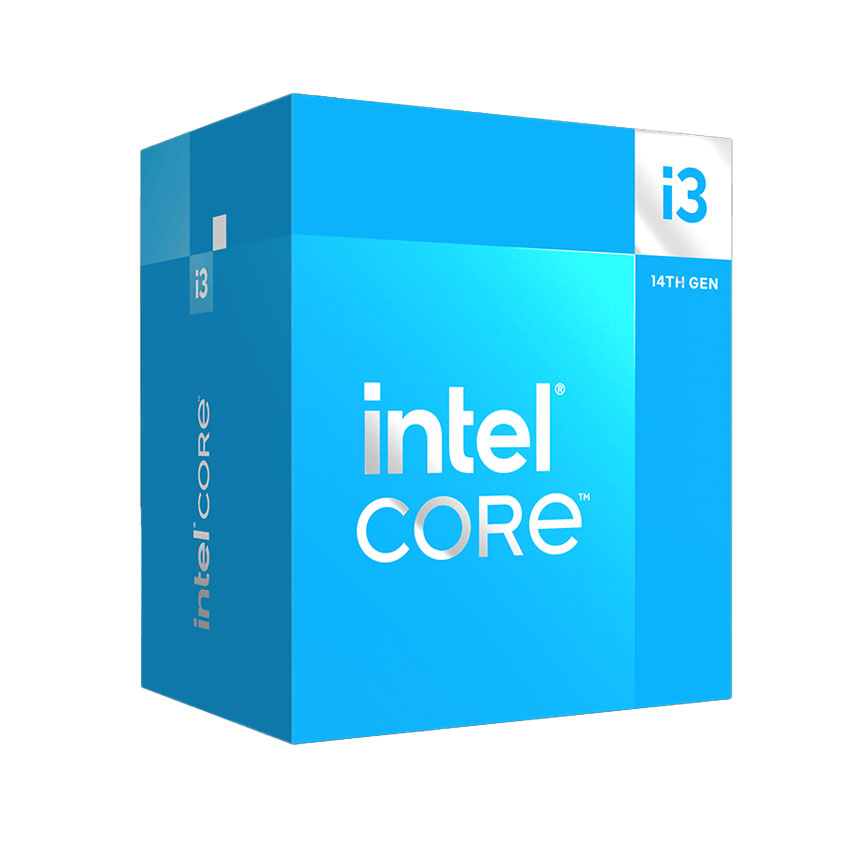 CPU Intel Core i3-14100 (Upto 4.7Ghz, 4 Nhân 8 Luồng, 12MB Cache, 60W - Socket Intel LGA 1700/RaptorLake)