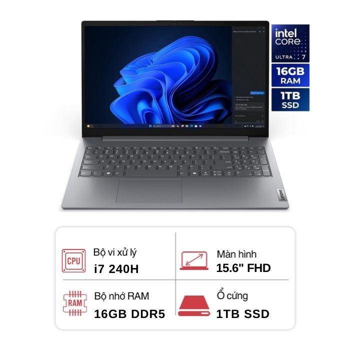 Laptop Lenovo V15 G5 IRL 15.6