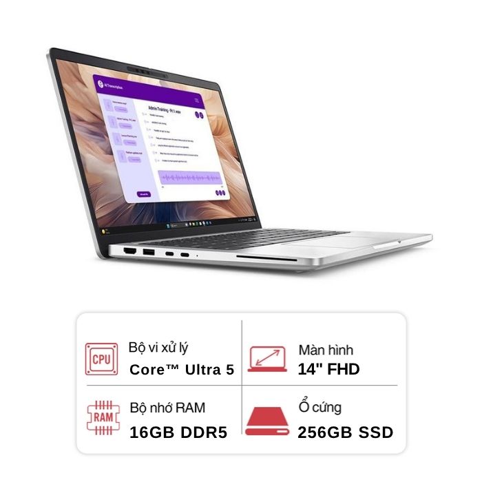 Laptop Dell Pro 14 Plus Core™ Ultra 5 235U PRO0185276-R0028989-SA ( Core™ Ultra 5 235U , 16GB, 256GB SSD, 14” 1920x1200, Window 11 Pro )