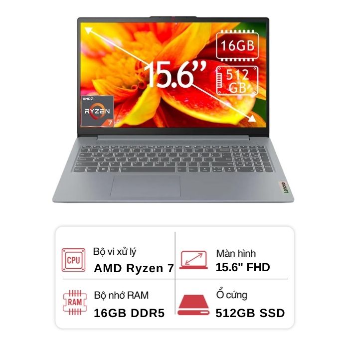 Laptop Lenovo IdeaPad Slim 3 15.6