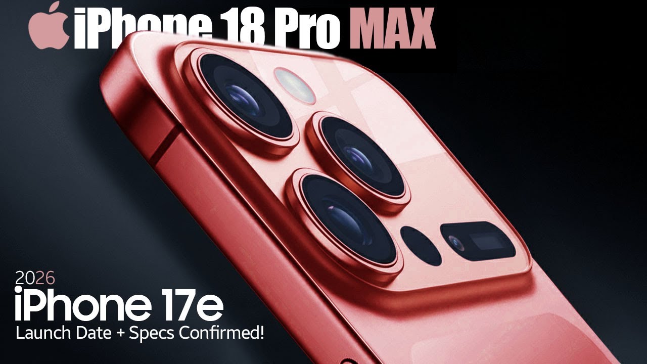 Hình ảnh iPhone 18 Pro Max mới nhất