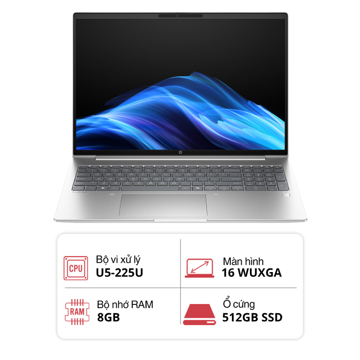 Laptop HP Probook 4 G1i 16 BQ5D3PT (U5-225U/ 8GB/ 512GB SSD/ 16