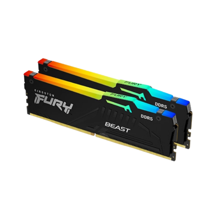 RAM Kingston DDR5 32GB 6000 Mhz CL30 DIMM Kit (2 x 16G) FURY Beast RGB EXPO (KF560C36BBE2AK2-32WP)