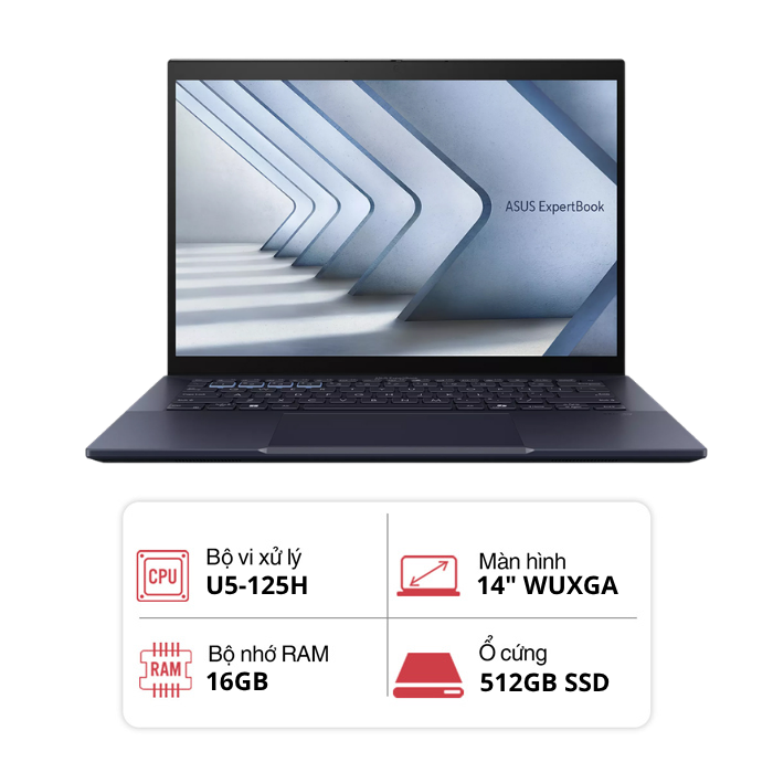 Laptop ASUS ExpertBook B5 B5404CMA-Q70249WL (U5-125H/ 16GB/ 512GB/ 14