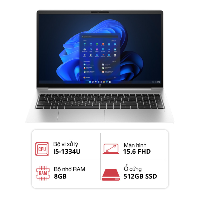 Laptop HP ProBook 450 G10 9P2X4PT (i5-1334U/ 8GB/ 512GB SSD/ 15.6