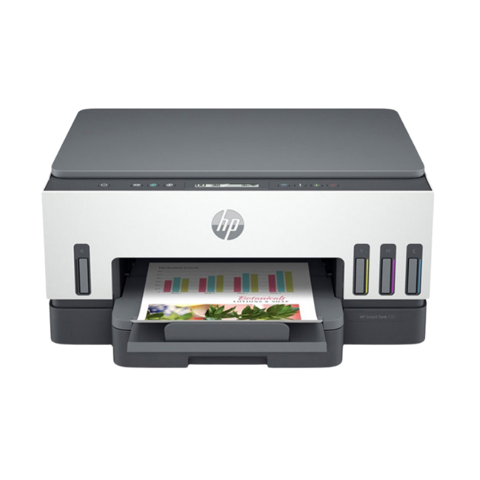 Máy in phun màu HP Smart Tank 720 6UU46A (A4/A5/ In/ Copy/ Scan/ Đảo mặt/ USB/ Wifi)